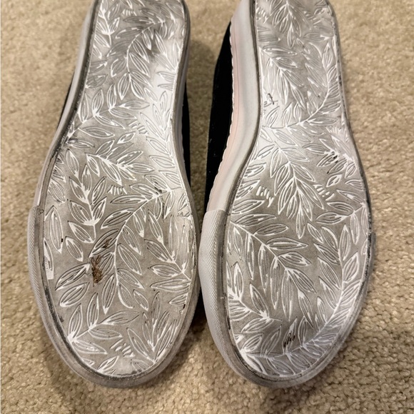 Black Velvet Sneakers with Ribbon Laces - Picture 5 of 6